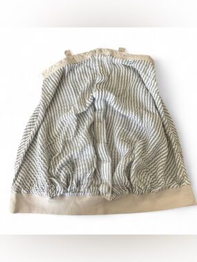 Little Unicorn Cotton Muslin Car Seat Canopy/ Cover - Grey Stripe
